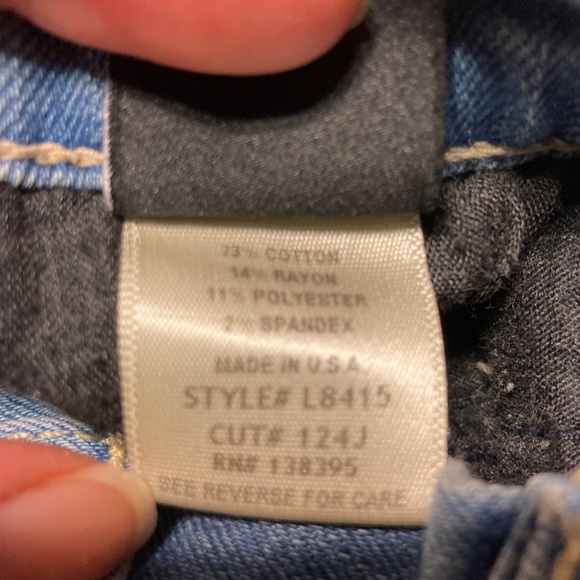 Flying Money Platinum Distress Raw Hem Skinny Jean - Picture 8 of 10